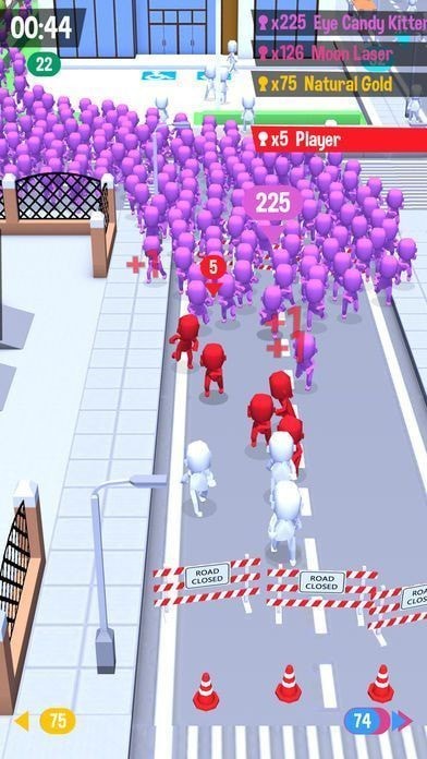 拥挤城市楼道