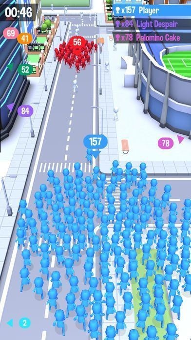 拥挤城市楼道