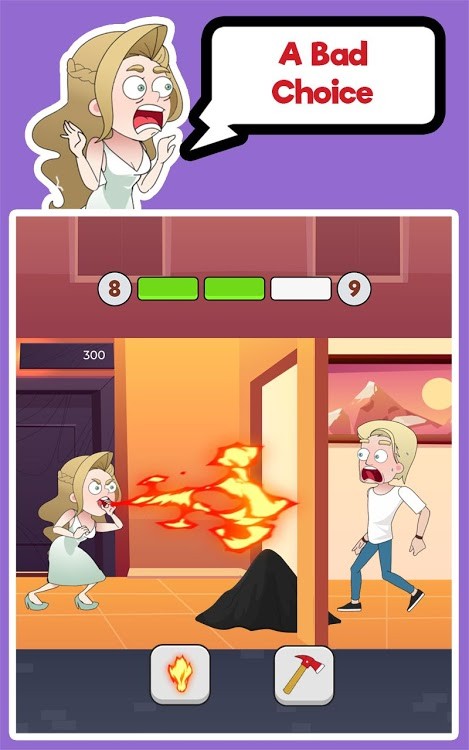 拯救女孩绘画